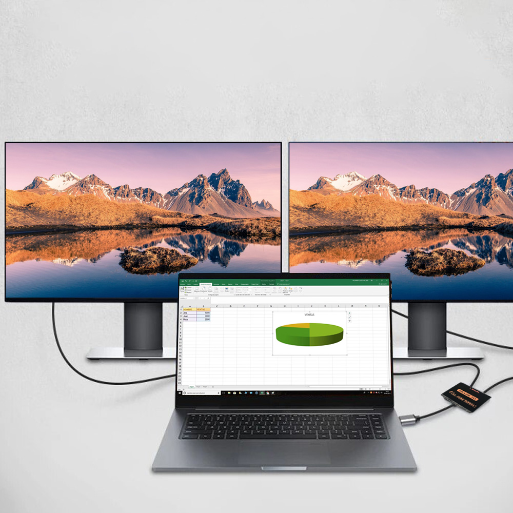 Splitter de video HDMI 2 puertos / mod. UL-VSP2