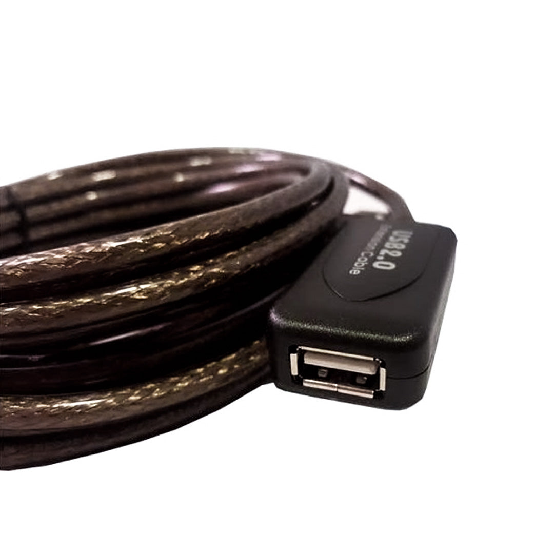 Cable USB 2.0 extensión activa de 10 mts con repetidor de señal / UL-10AC