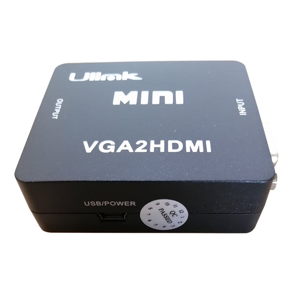 Conversor de VGA + audio a HDMI / mod. UL-CV2500
