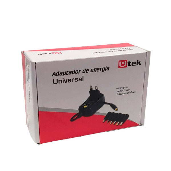 Adaptador universal de energía 3/4.5/5/6/7.5/9/12V 2A y 7 conectores / UT-UCH24