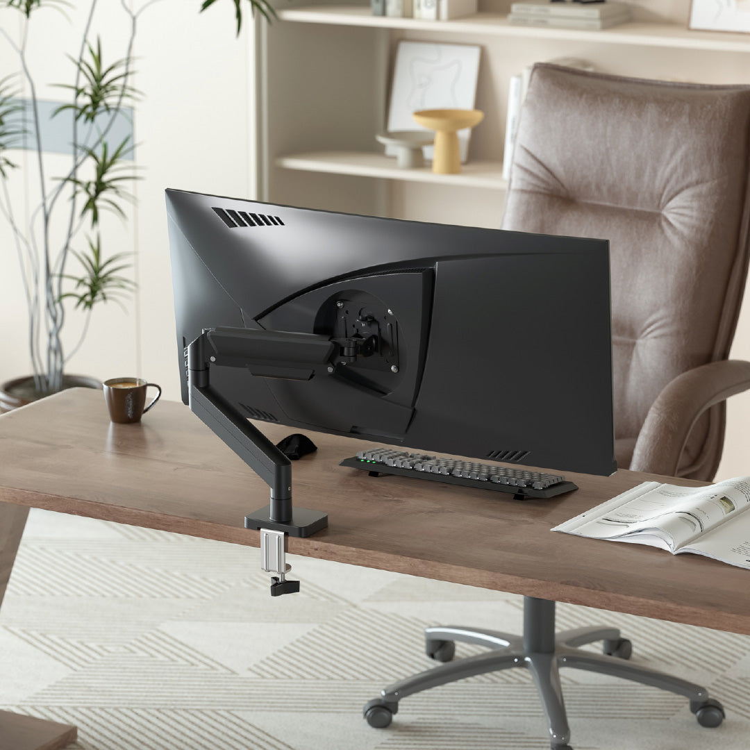 Soporte para monitor gas spring simple 15" - 32"/ UT-MTG100
