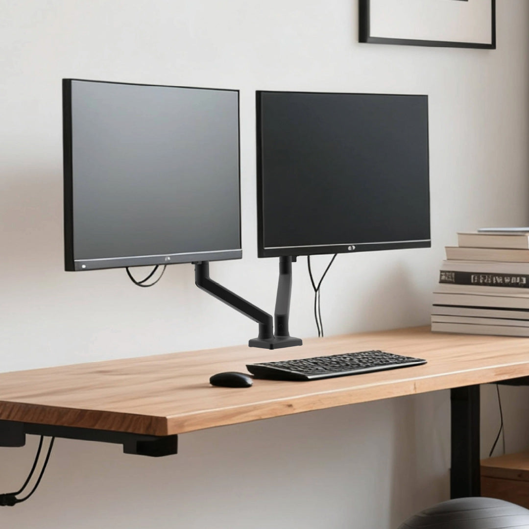 Soporte para monitor gas spring doble 15" - 32"/ UT-MTG120