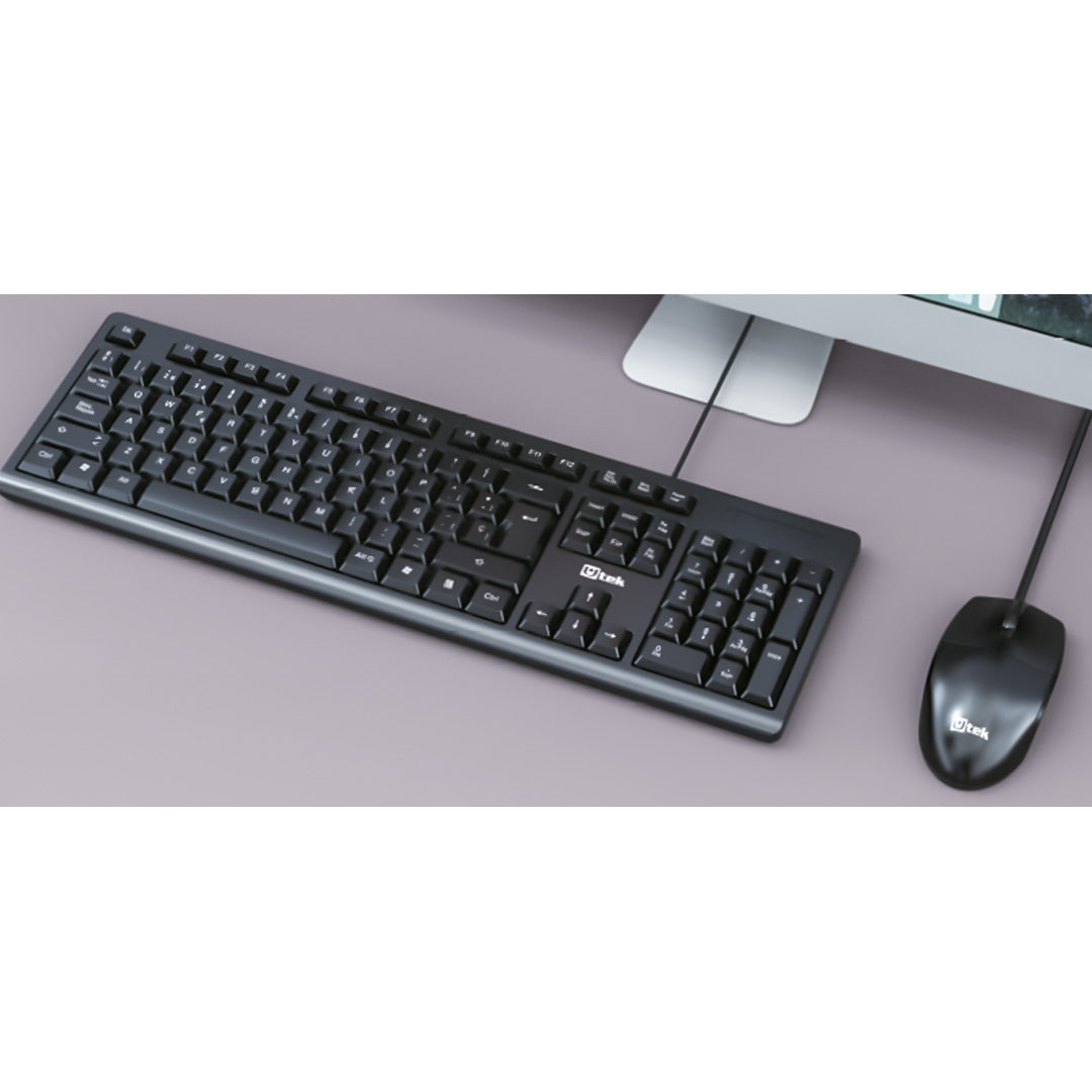 Kit teclado mouse alámbrico USB / UT-KTD250