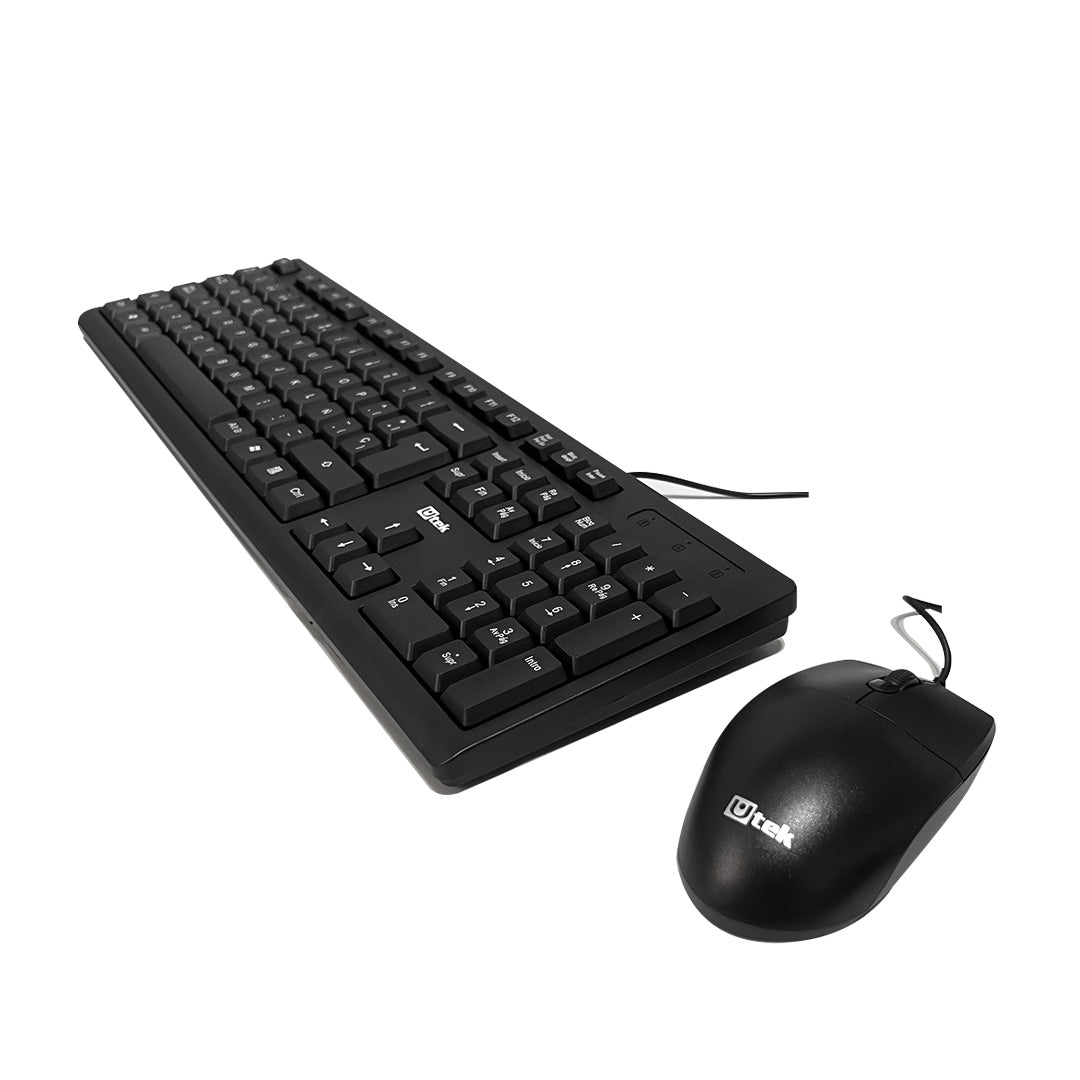 Kit teclado mouse alámbrico USB / UT-KTD250
