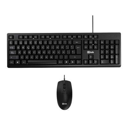 Kit teclado mouse alámbrico USB / UT-KTD250