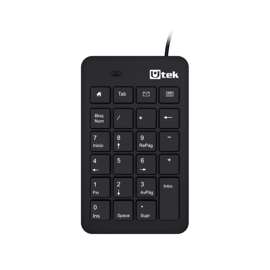 Teclado numerico USB multimedia 23 botones / UT-KBN700U