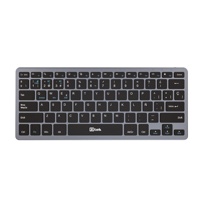 Teclado inalámbrico Bluetooth y 2,4Ghz, recargable / UT-KBBT2100