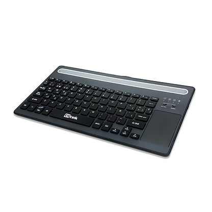 Teclado inalambrico Bluetooth y 2,4Ghz con touchpad, recargable y slot para tablet / UT-KBBT900P