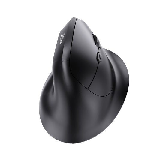 Mouse inalámbrico ergonomico 2,4Hz + Bluetooth recargable color negro / UT-MOER200R