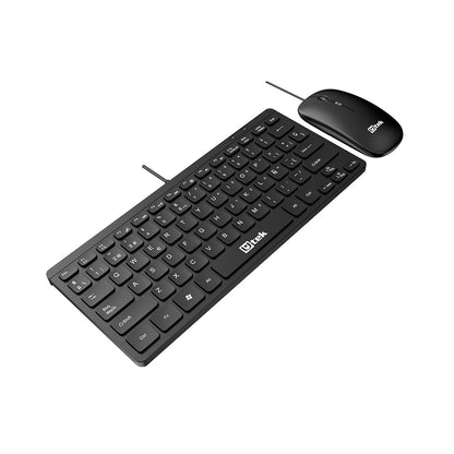 Mini kit teclado mouse alámbrico USB / UT-KTDM220
