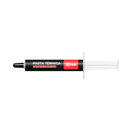 Pasta térmica conductividad 12.8W/m.k , 4 gramos, incluye espatula y limpiador / UT- PT1280