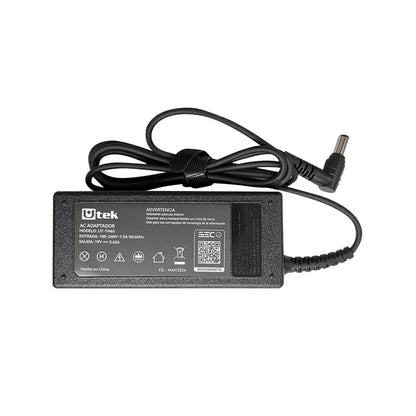 Adaptador de energia TOSHIBA 19V 3,42A 5,5*2,5mm certificado / mod. UT-TH65