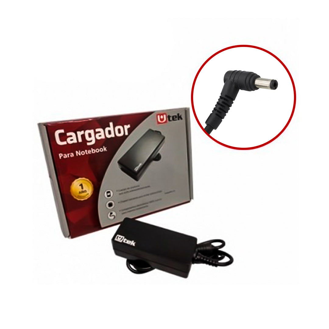 Adaptador de energia TOSHIBA 19V 3,42A 5,5*2,5mm certificado / mod. UT-TH65