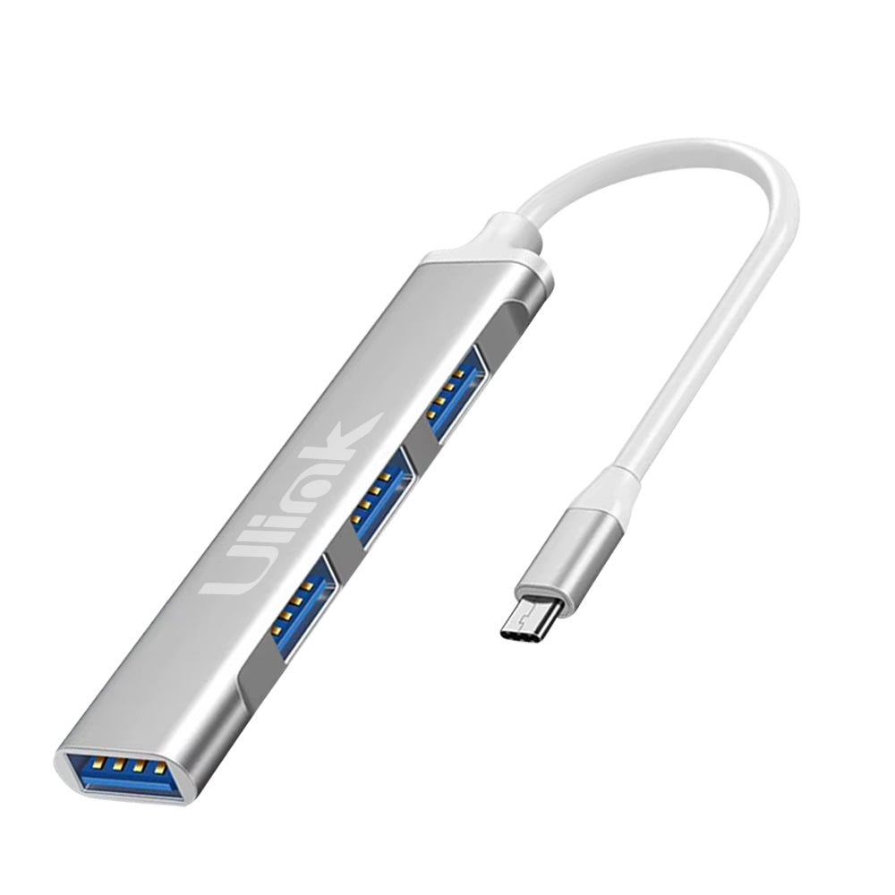 HUB 4 puertos USB 3.0 * 1 + USB 2.0 * 3 conector tipo C / mod UL-HUBC400