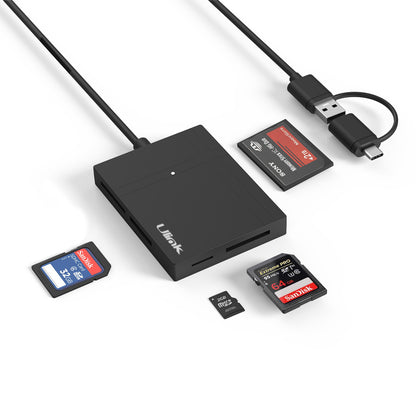 Lector de memoria universal USB 3.0 5 en 1 con adaptador USB C / UL-RD500