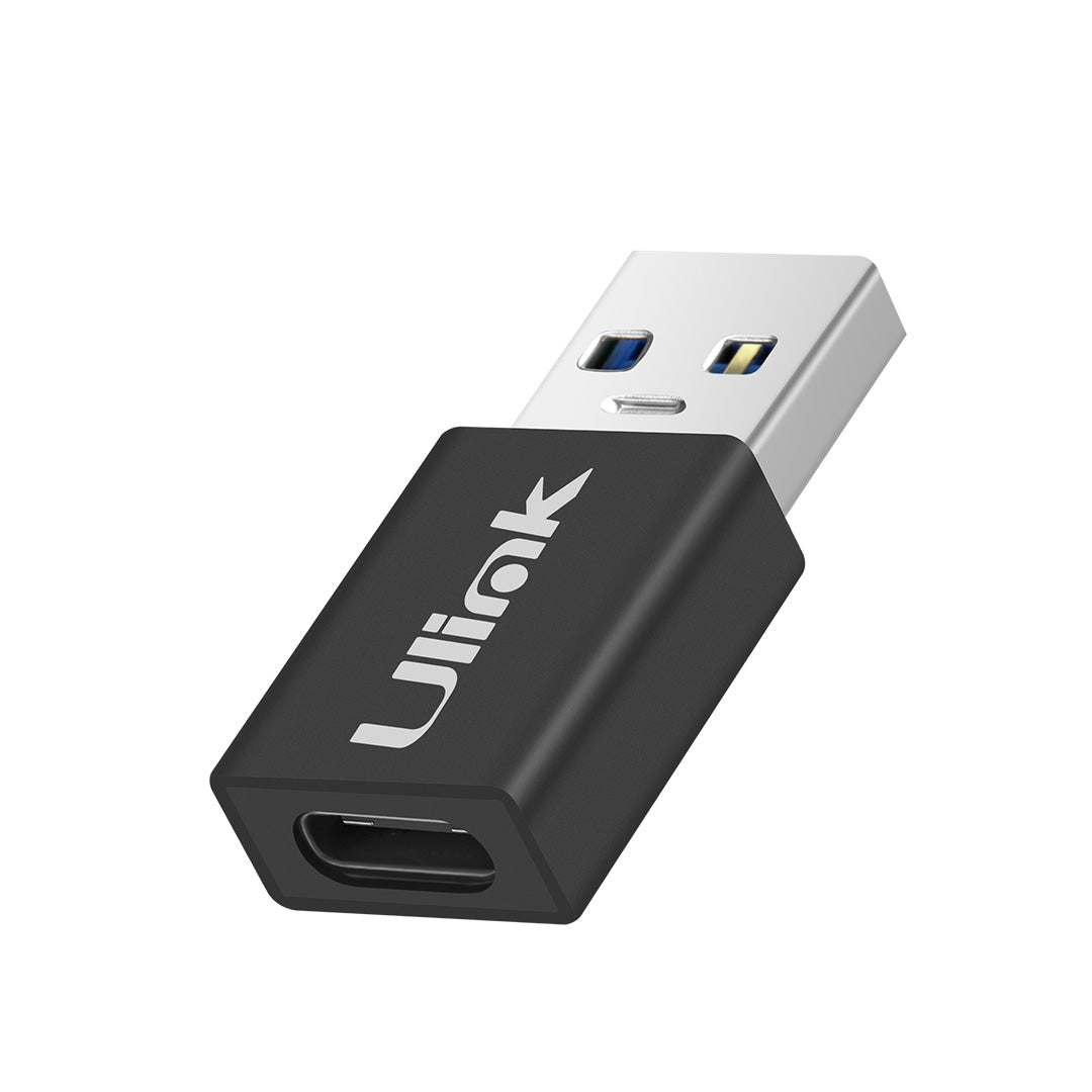 Adaptador USB tipo C hembra a USB macho 3.0 (tipo A), metalico /mod. UL-ADUC100