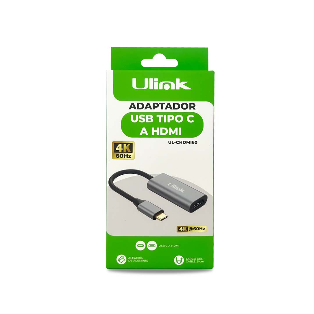 Adaptador USB tipo C a HDMI 4K60Hz / UL-CHDMI60