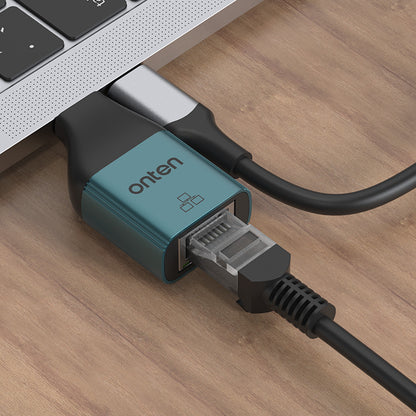 Adaptador compacto USB C a ethernet 10/100 Mbps / OTN-UC101H