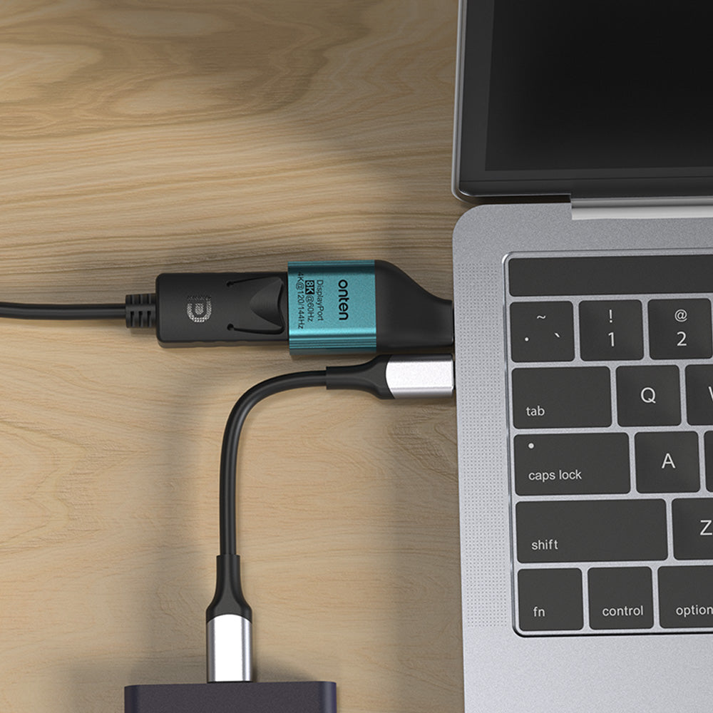 Adaptador compacto USB C a DP 8K@60Hz / OTN-UC103