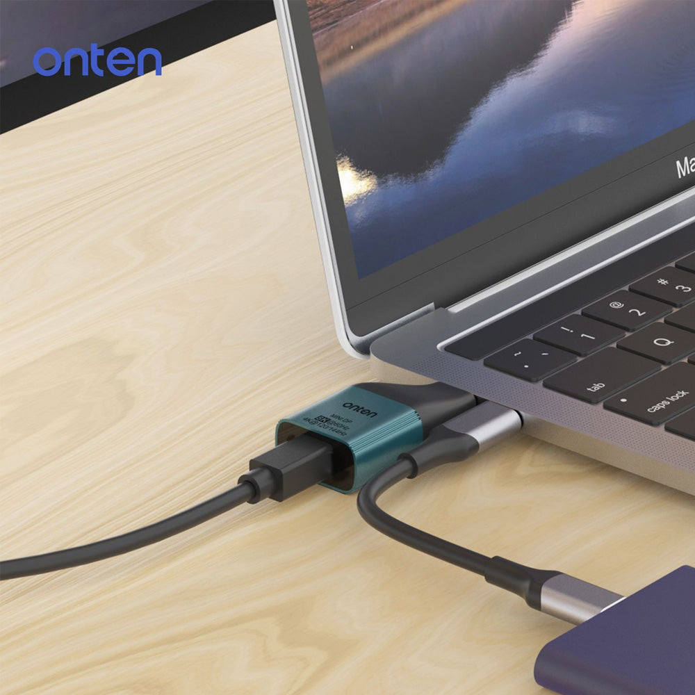 Adaptador compacto USB C a mini DP 8K@60Hz / OTN-UC103M