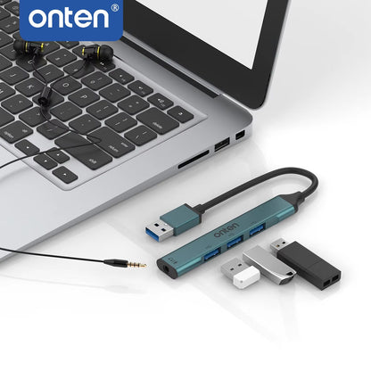 Adaptador de audio USB 3.0 + 3xUSB2.0 / OTN-5706