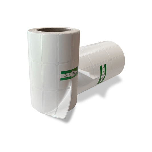 Etiqueta térmica autoadhesiva 22x33x3000 unidades, diametro de 4 cm (pack de 2 unidades)
