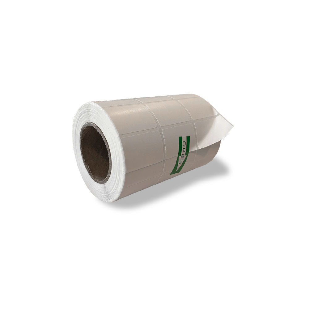 Etiqueta térmica autoadhesiva 15x33x3000 unidades, diametro de 4 cm (pack de 2 unidades)