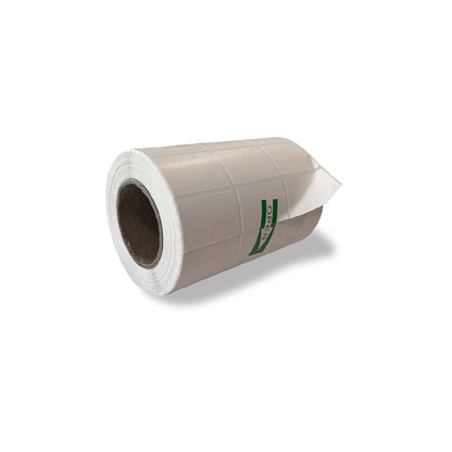 Etiqueta térmica autoadhesiva 15x33x3000 unidades, diametro de 4 cm (pack de 2 unidades)