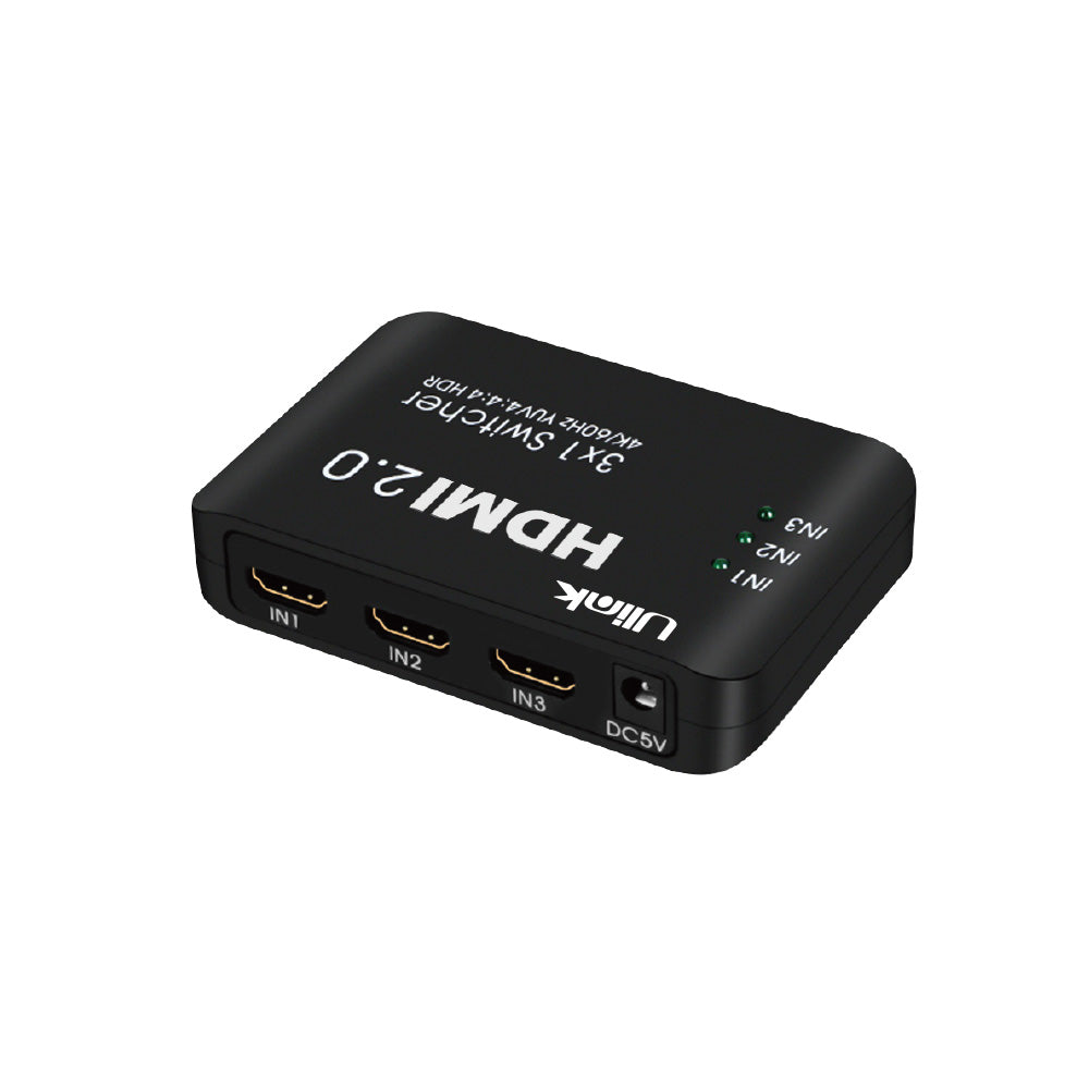 Switch de video HDMI 4K v2.0 de 3 puertos / mod. UL-VS360