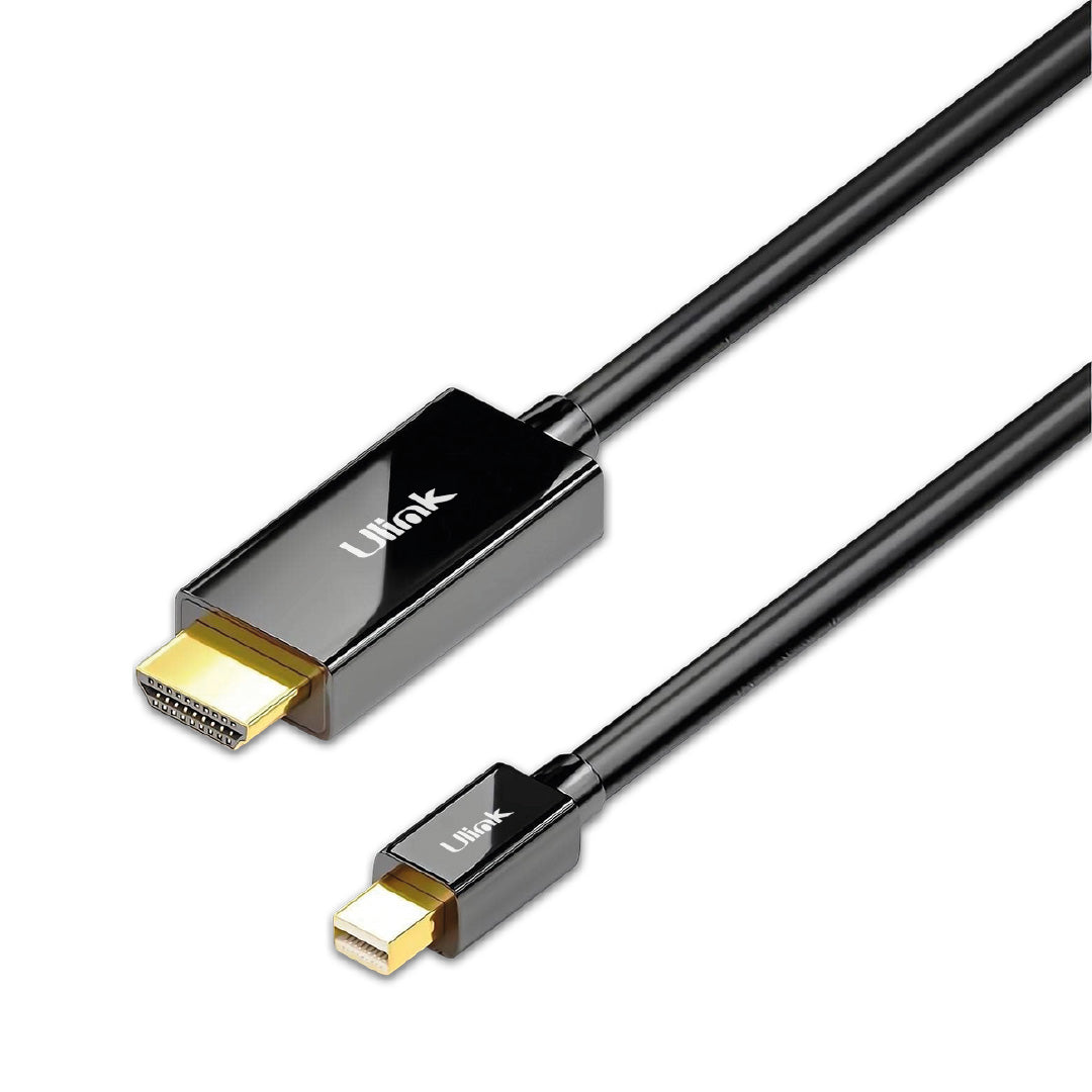 Cable de video Mini Display Port Macho a HDMI 4K macho con cable 1,8mts / mod. UL-MDPHD18
