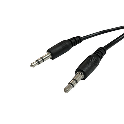Cable de audio 3,5mm a 3,5mm M-M de 3 mts