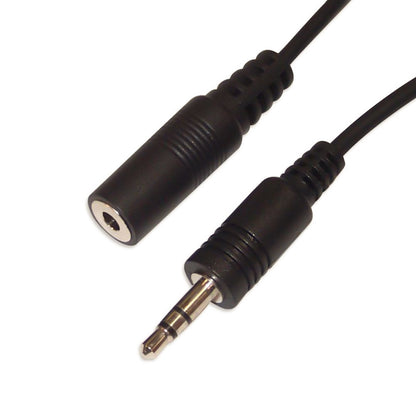 Cable de audio 3,5mm a 3,5mm M-H de 3 mts