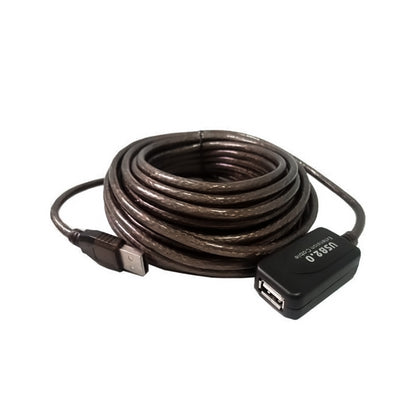 Cable USB 2.0 extensión activa de 10 mts con repetidor de señal / UL-10AC