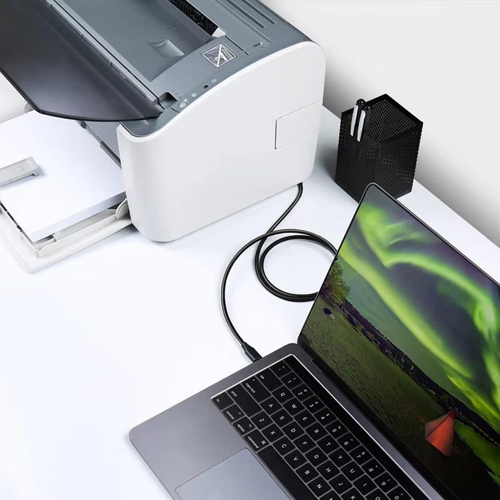 Cable USB C a impresora USB 3.0 de 1,8 mts