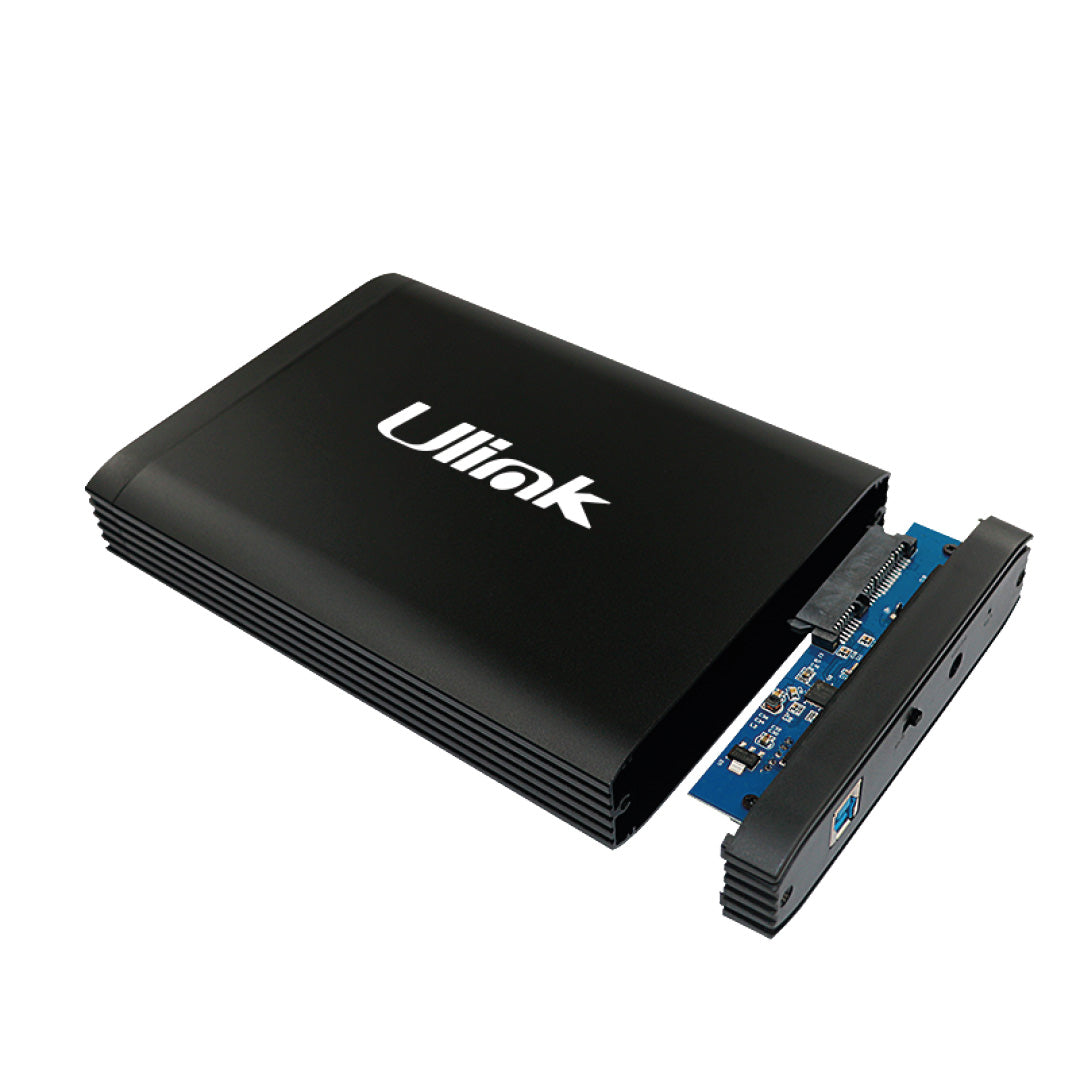 Cofre porta disco duro SATA 3,5 conexión USB 3.0 color negro / mod. UT-HDD035BL