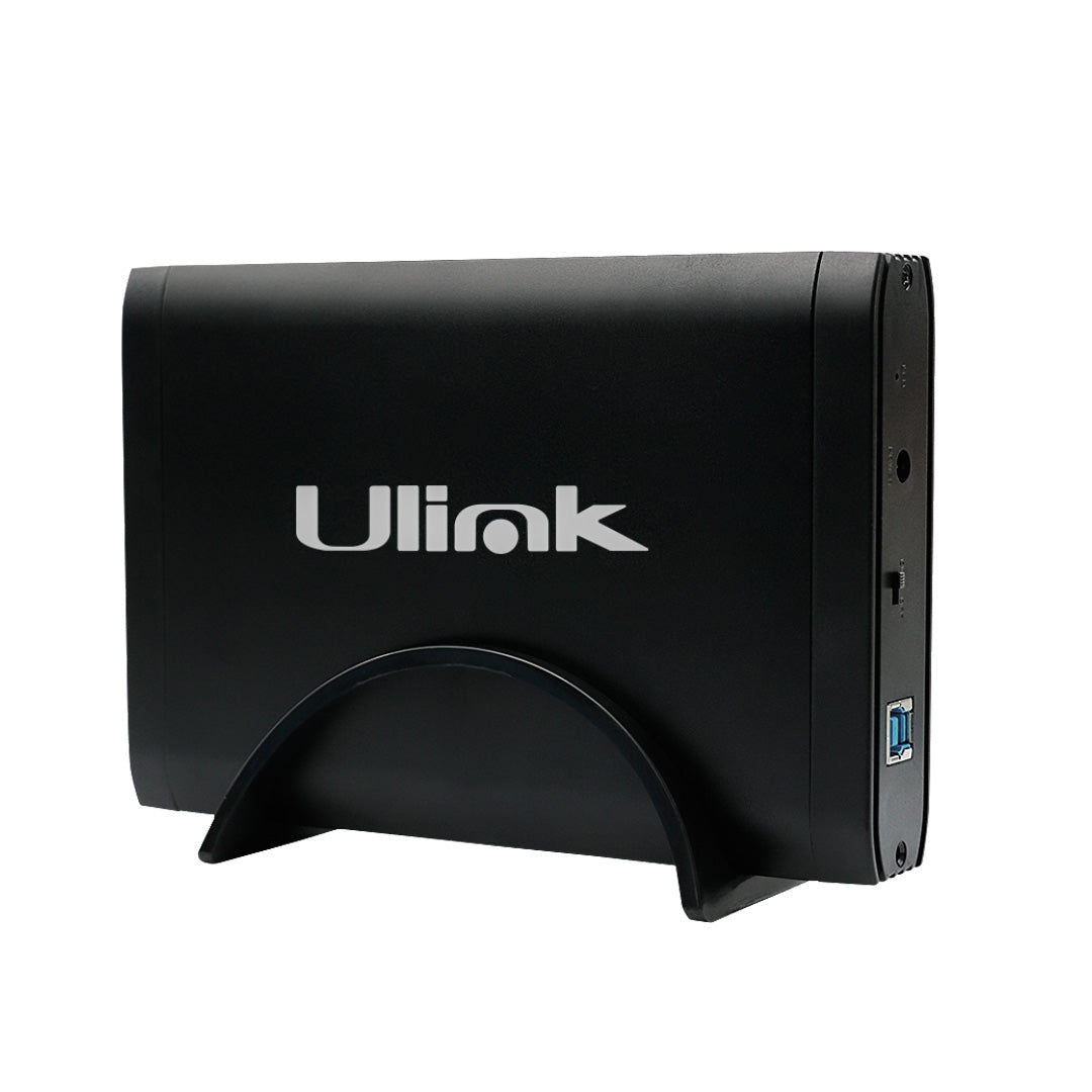 Cofre porta disco duro SATA 3,5 conexión USB 3.0 color negro / mod. UT-HDD035BL