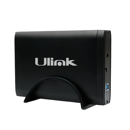 Cofre porta disco duro SATA 3,5 conexión USB 3.0 color negro / mod. UT-HDD035BL
