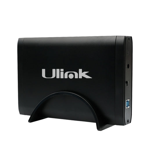 Cofre porta disco duro SATA 3,5 conexión USB 3.0 color negro / mod. UT-HDD035BL