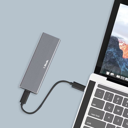 Cofre porta disco duro NVME coneccion USB C + USB3.0 / UL-HDDME