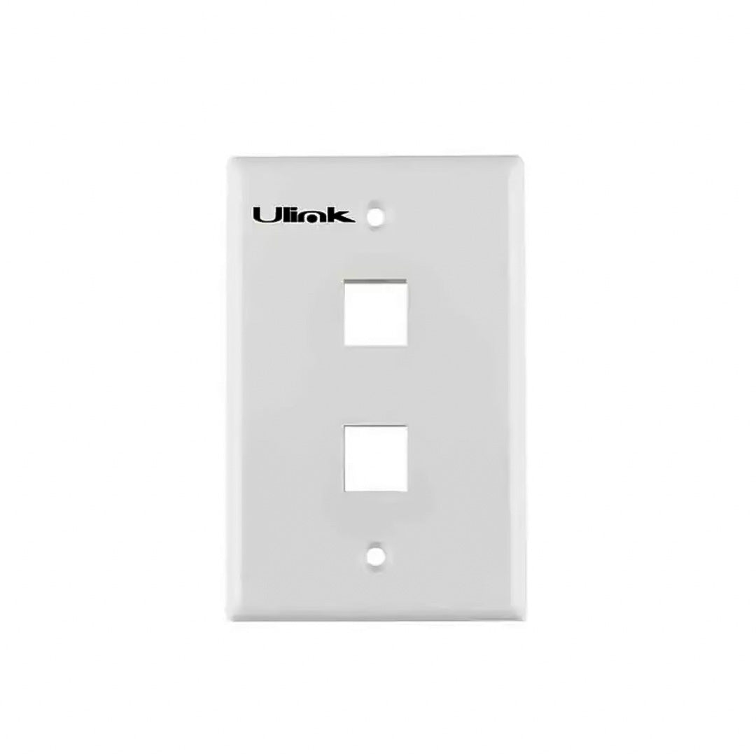 Placa frontal doble tipo 120 / UL-NTW50122