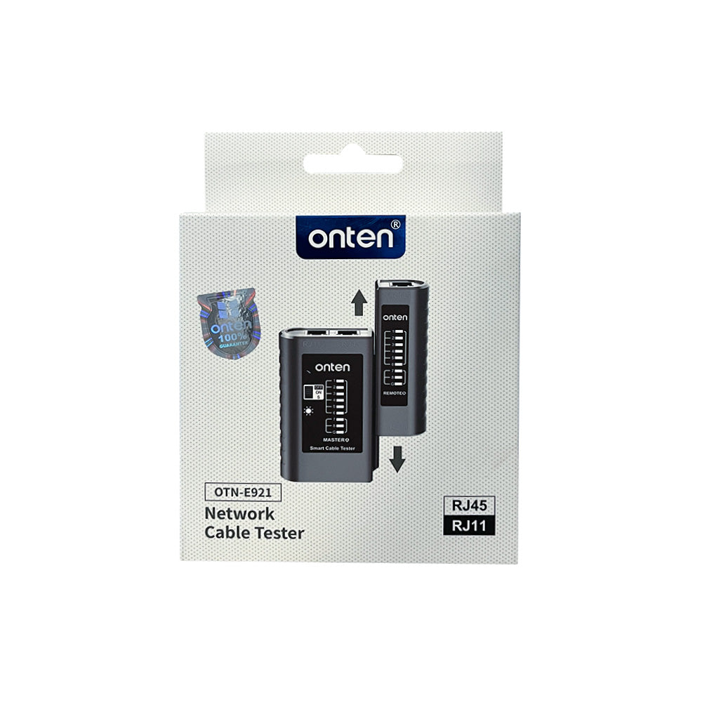 Tester de red RJ45 / RJ11 / OTN-E921