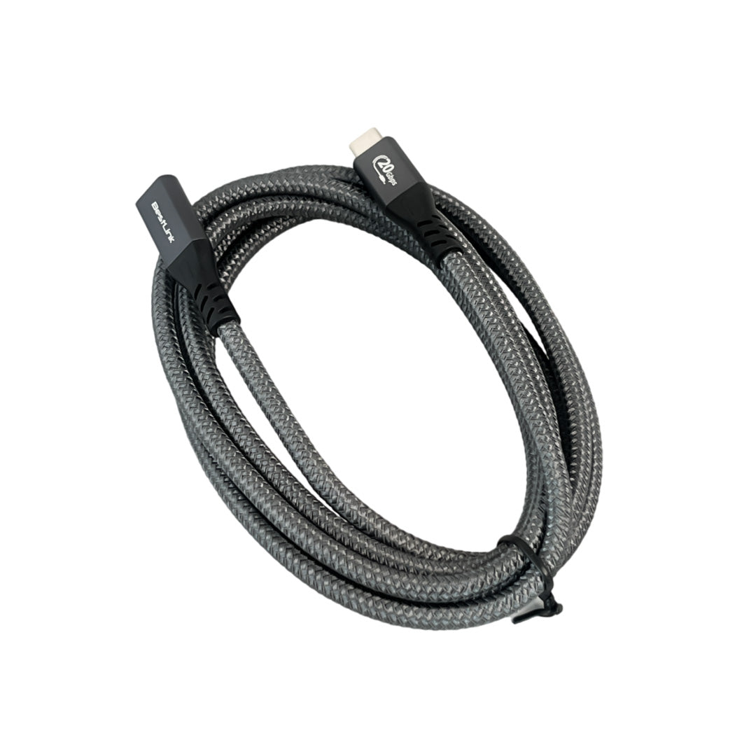 Cable de extension USB tipo C a C macho hembra, carga rápida de 100W, 20Gb, 4K, 1,8 mt / BL-CHCB20EXT