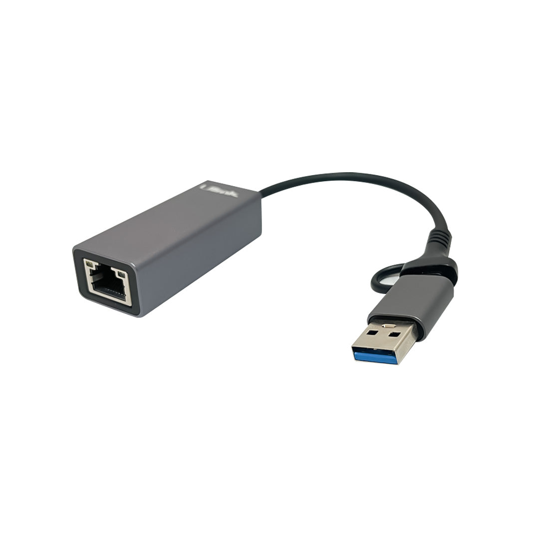 Adaptador USB tipo C/A a Gigabit (10/100/1000) / mod. UL-GBUSBCA