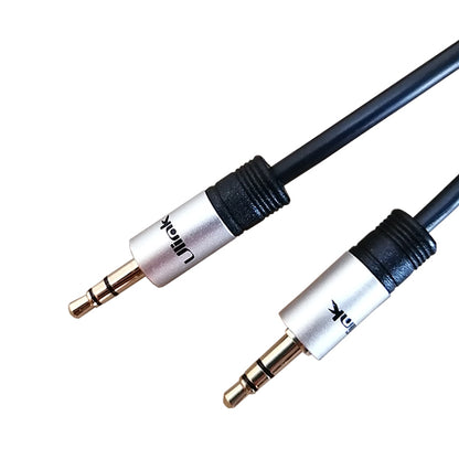 Cable de audio 3,5mm a 3,5mm M-M de 1,8 mts de alta fidelidad, conectores dorados y presentación retail / mod. UL-PROAD3535