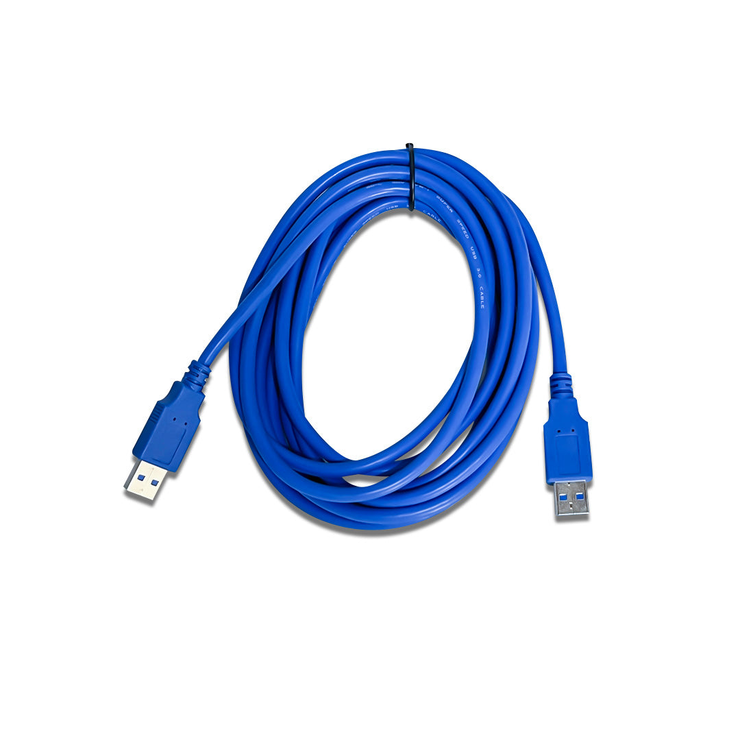 Cable USB 3.0 macho a macho USB 3.0 color azul 3 mts