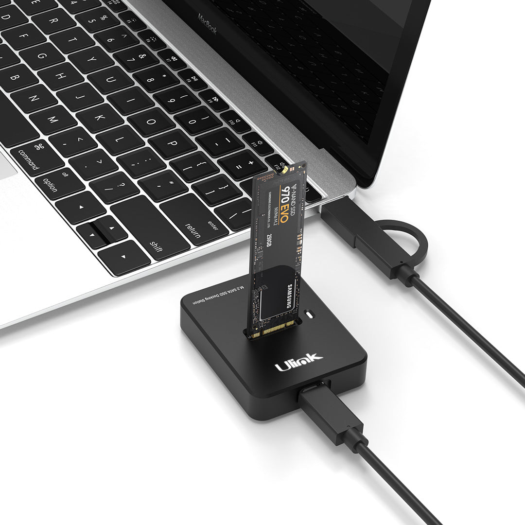 Docking Station Dual para tarjetas SSD (NVME/SATA) / UL-DCKM2