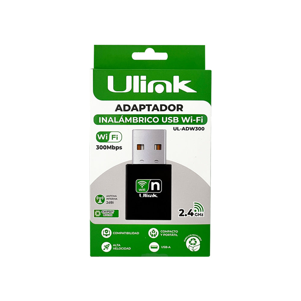 Adaptador USB wifi 300mps / UL-ADW300