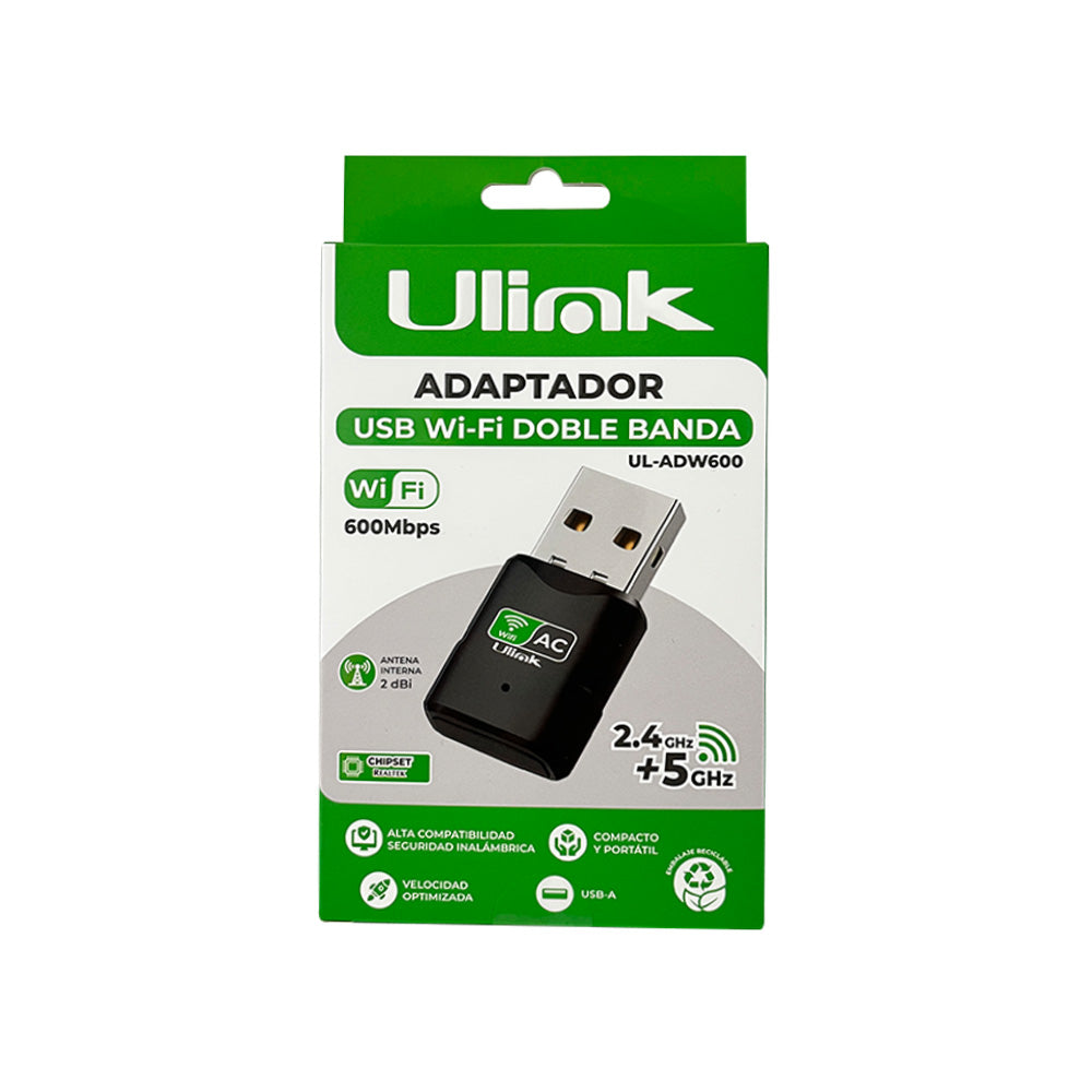 Adaptador USB wifi 600mps / UL-ADW600