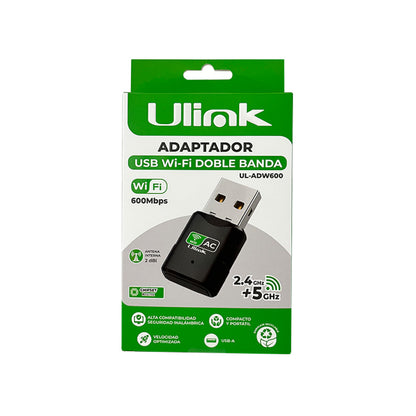 Adaptador USB wifi 600mps / UL-ADW600