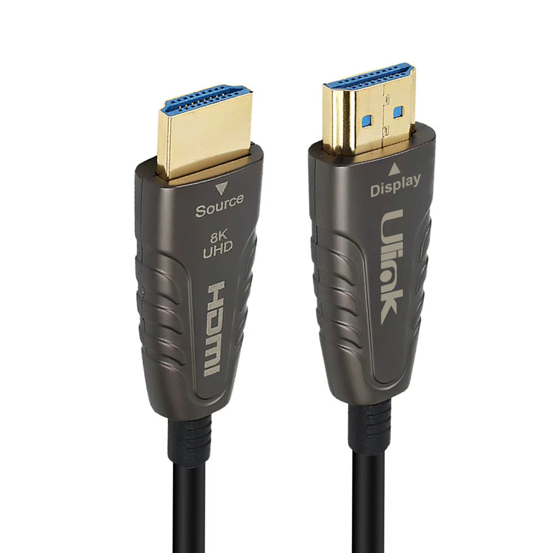 Cable optico HDMI 8k macho - macho 20 mts / UL-HDMIOP20